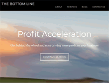 Tablet Screenshot of bottomlinellc.com